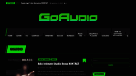 What Goaudio.cc website looked like in 2020 (3 years ago)