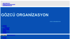 What Gozcuorganizasyon.com.tr website looked like in 2020 (3 years ago)