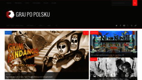 What Grajpopolsku.pl website looked like in 2020 (3 years ago)