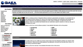 What Gaeatech.com website looked like in 2020 (3 years ago)