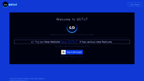 What Gdtot.com website looked like in 2020 (3 years ago)