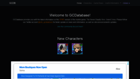 What Gcdatabase.com website looked like in 2020 (3 years ago)