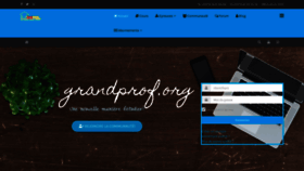 What Grandprof.org website looked like in 2020 (3 years ago)