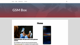 What Gsmbox.nl website looked like in 2020 (3 years ago)