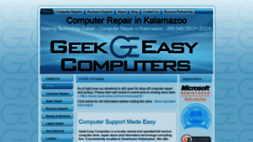 What Geek-easy.com website looked like in 2020 (3 years ago)