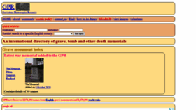 What Gravestonephotos.com website looked like in 2020 (4 years ago)