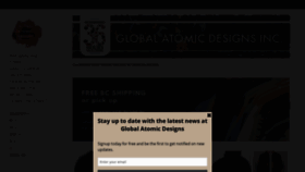 What Globalatomic.com website looked like in 2020 (3 years ago)