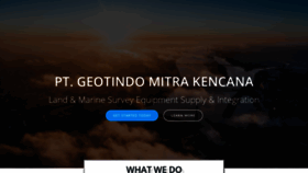 What Geotindo.com website looked like in 2020 (3 years ago)