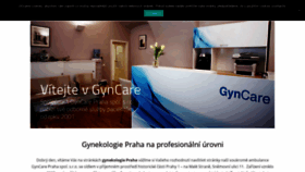 What Gyncare.cz website looked like in 2020 (3 years ago)