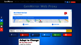 What Genmirror.com website looked like in 2020 (3 years ago)