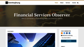 What Gtlaw-financialservicesobserver.com website looked like in 2020 (3 years ago)