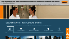 What Gesundheitnord.de website looked like in 2020 (3 years ago)