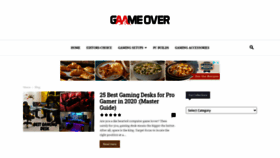 What Gaameover.com website looked like in 2020 (3 years ago)