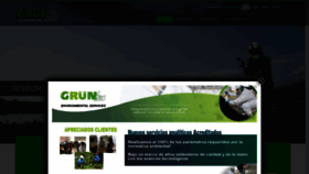 What Gruentec.com website looked like in 2020 (3 years ago)