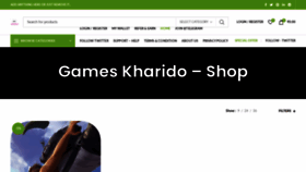 What Gameskharido.live website looked like in 2020 (3 years ago)