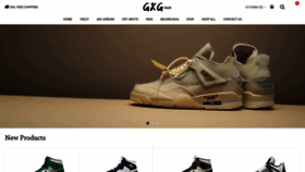What Gxgkicks.com website looked like in 2020 (3 years ago)
