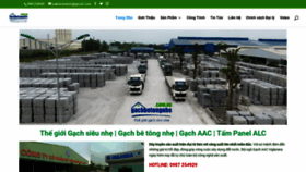 What Gachbetongnhe.com.vn website looked like in 2020 (3 years ago)