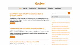 What Gosixer.com website looked like in 2020 (3 years ago)