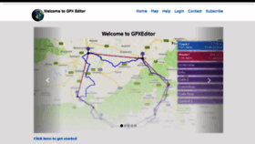 What Gpxeditor.co.uk website looked like in 2020 (3 years ago)