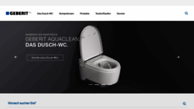 What Geberit-aquaclean.de website looked like in 2020 (3 years ago)