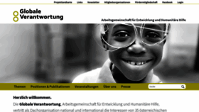 What Globaleverantwortung.at website looked like in 2020 (3 years ago)