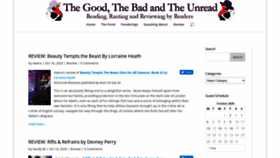 What Goodbadandunread.com website looked like in 2020 (3 years ago)