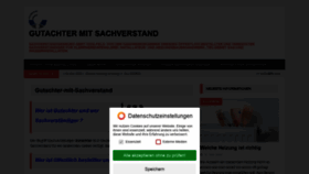 What Gutachter-mit-sachverstand.de website looked like in 2020 (3 years ago)