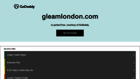 What Gleamlondon.com website looked like in 2020 (3 years ago)