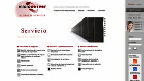 What Grupomicroserver.com website looked like in 2020 (3 years ago)