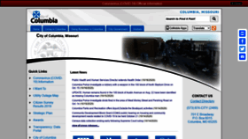What Gocolumbiamo.com website looked like in 2020 (3 years ago)