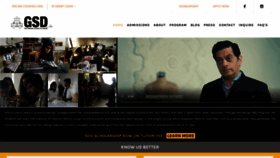 What Gurukulschoolofdesign.com website looked like in 2020 (3 years ago)