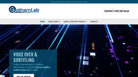 What Gothamlab.com website looked like in 2020 (4 years ago)