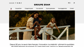 What Groupe-eram.fr website looked like in 2020 (3 years ago)