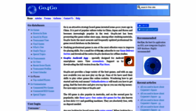 What Go4go.net website looked like in 2020 (3 years ago)