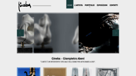What Gineba.it website looked like in 2020 (3 years ago)