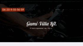 What Gumi-villa.hu website looked like in 2020 (5 years ago)