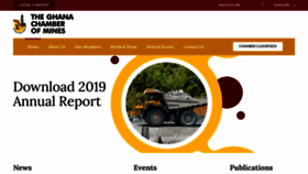 What Ghanachamberofmines.org website looked like in 2020 (3 years ago)