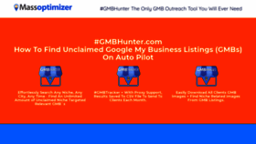 What Gmbhunter.com website looked like in 2020 (3 years ago)