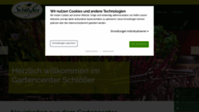 What Gartencenter-schloesser.de website looked like in 2020 (3 years ago)