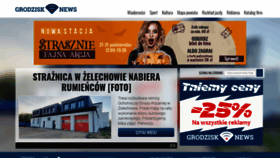 What Grodzisknews.pl website looked like in 2020 (3 years ago)