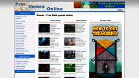 What Games-free-online.net website looked like in 2020 (3 years ago)