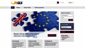 What Gls-slovenia.com website looked like in 2020 (3 years ago)