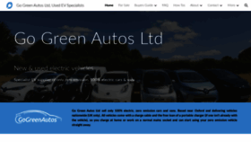 What Gogreenautos.co.uk website looked like in 2020 (3 years ago)
