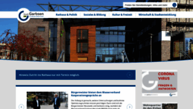 What Garbsen.de website looked like in 2020 (5 years ago)