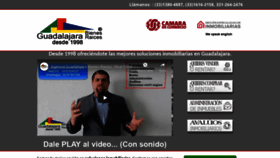 What Guadalajarabienesraices.com website looked like in 2020 (3 years ago)