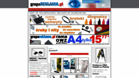 What Grupareklama.pl website looked like in 2020 (3 years ago)