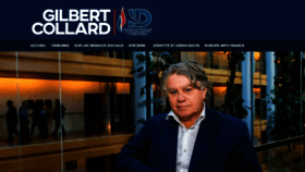 What Gilbertcollard.fr website looked like in 2020 (3 years ago)