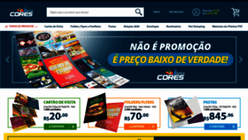 What Graficacores.com.br website looked like in 2020 (3 years ago)