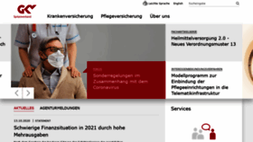 What Gkv-spitzenverband.de website looked like in 2020 (5 years ago)