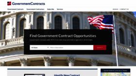 What Governmentcontracts.us website looked like in 2020 (3 years ago)